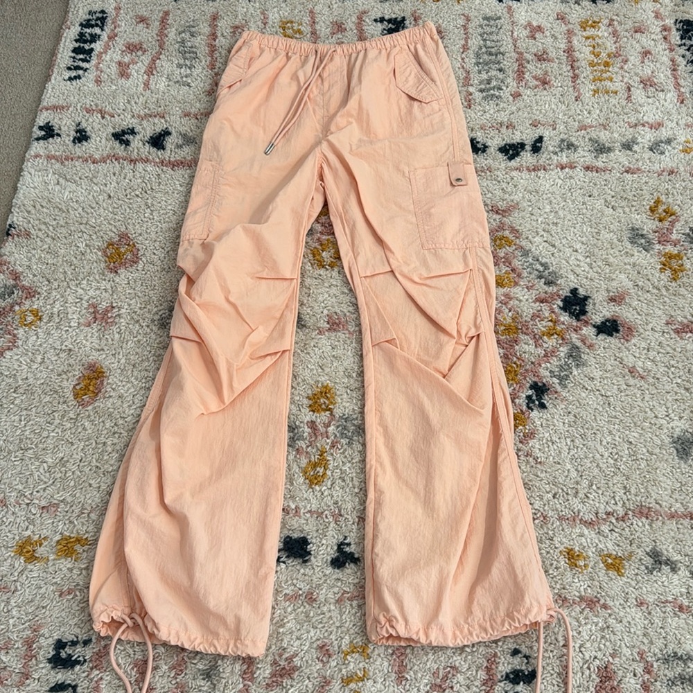 light peach cargo pants